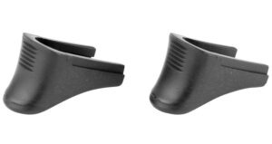 Pearce Grip PGLCP Grip Extension  made of Polymer with Black Finish & 1/2" Gripping Surface for 380 ACP Ruger LCP & LCP II 2 Per Pack
