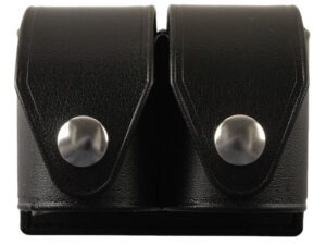 HKS 203PMBN SpeedLoader Case  Double Black Hytrel Belt Loop Medium Belts 2.25" Wide