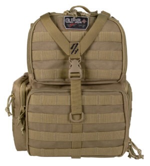 GPS Bags T1612BPT Tactical Range  Tan 1000D Nylon Teflon Coating 3 Handguns