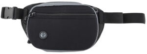 Galco FTPRGBC Fastrax PAC Waistpack Size Compact Black/Gray Neoprene Compatible w/Glock 32/Kahr CW/S&W M&P ShieldX Belt Up to 50" Wide Ambidextrous