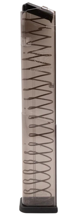 ETS Group SMKGLK2030 Pistol Mags  30rd Extended 10mm Auto Compatible w/Glock 20/29/40 Smoke Polymer