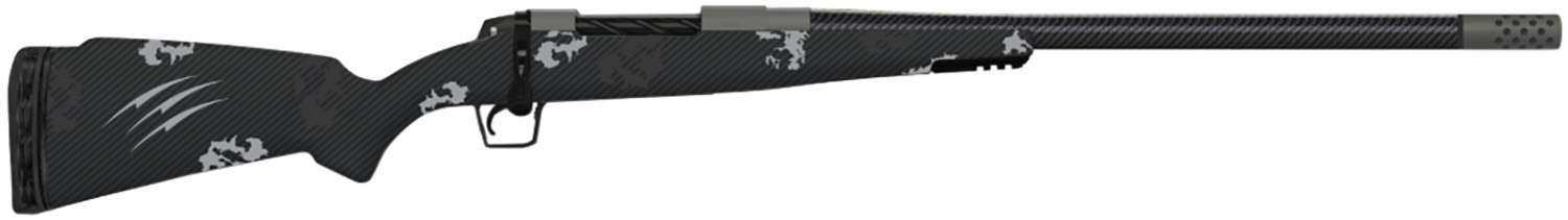 Fierce Firearms TROG300PRC20GP CT Rogue 300 PRC 3+1 20" Carbon Fiber Barrel, Glacier Cerakote Titanium Rec, Phantom Camo Rogue Stock