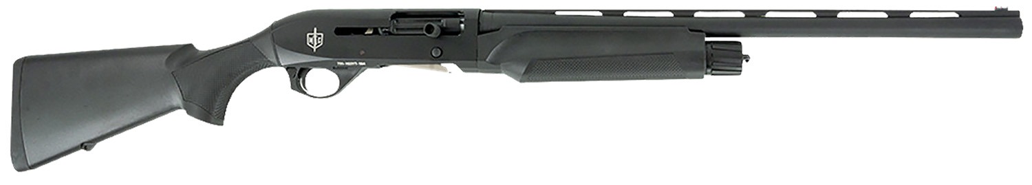 MAC 21000157 2 3-Gun 12 Gauge 3" 3+1 24", Black, Synthetic Furniture, Fiber Optic Sight, Oversized Controls, 3 Chokes