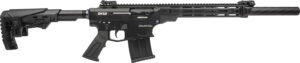 Derya Firearms DY1220US Namlu DY12 12 Gauge Semi-Auto 3" 5+1 20" Black Melotine Threaded Barrel, Black Anodized Aluminum Receiver w/Picatinny Rail, Black Adjustable Polymer Stock & Pistol Grip