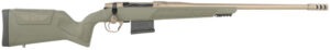 Christensen Arms 8011504800 Evoke Hunter 450 Bushmaster 4+1 22" Smoked Bronze Cerakote Threaded Barrel, Smoked Bronze Cerakote Drilled & Tapped Receiver, OD Green Fixed Synthetic Stock